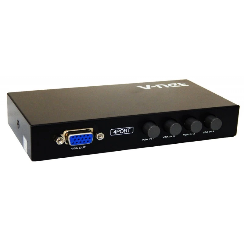 سوئیچ 4 پورت VGA وی نت مدل V-SWVGAM04
