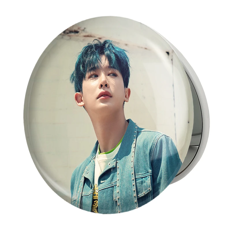 آینه جیبی خندالو طرح ونهو گروه مانستا اکس MONSTA X مدل تاشو کد 12249 
