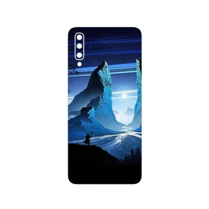 MAHOOT Blue Mountains Digital Art Cover Sticker for Samsung Galaxy A70