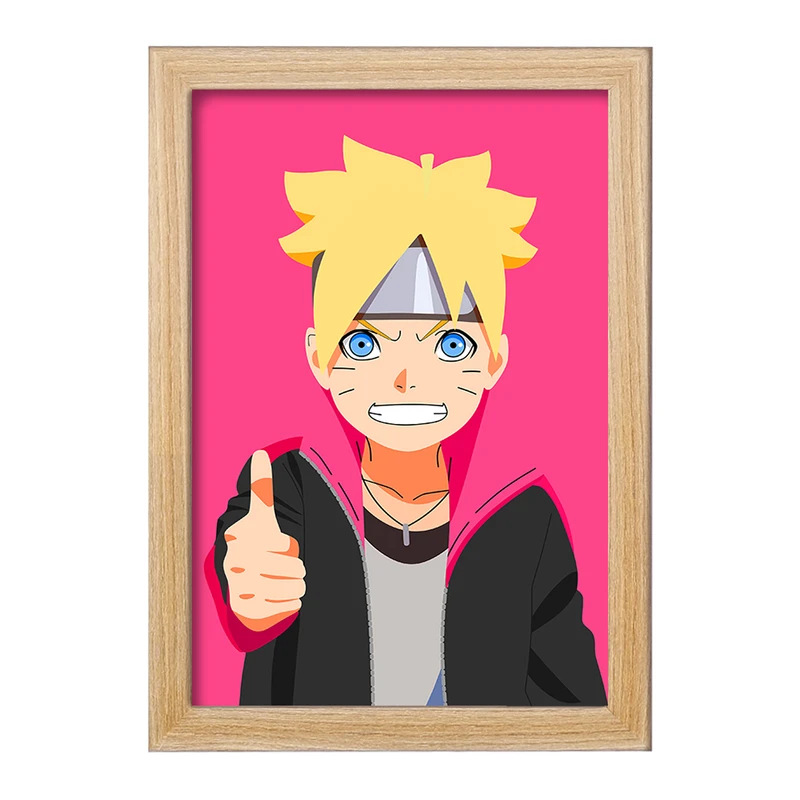 تابلو خندالو مدل بوروتو اوزوماکی انیمه بوروتو Boruto  کد 13131