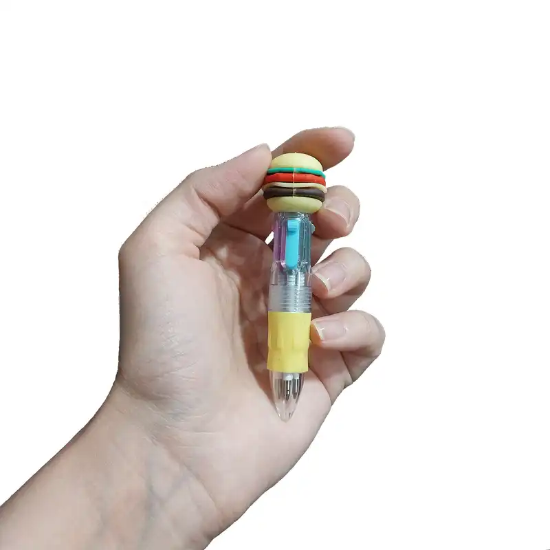 خودکار مدل چند رنگ فانتزی مینی طرح همبرگر