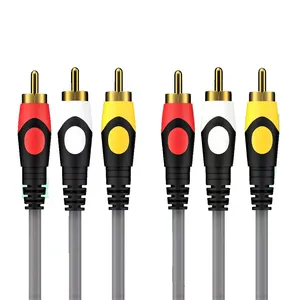کابل 3 جک RCA به 3 جک RCA مالیمو مدل Premium طول 1.5 متر