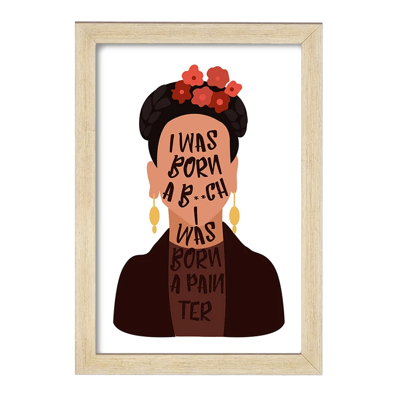 تابلو خندالو مدل فریدا   کد 23374