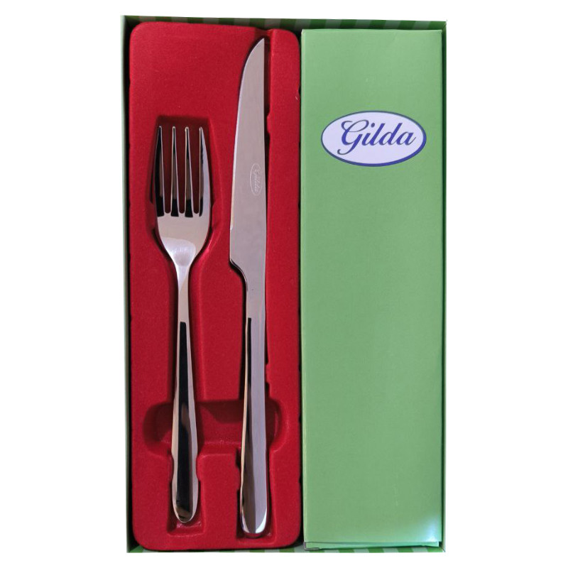 سرویس کارد و چنگال 12 پارچه گیلدا مدل دونا براق