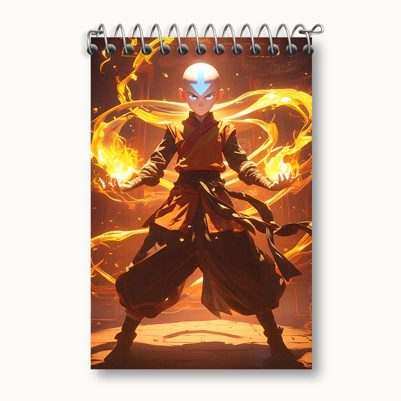 دفتر یادداشت 50 برگ خندالو طرح انیمه آواتار (Avatar) کد N3802