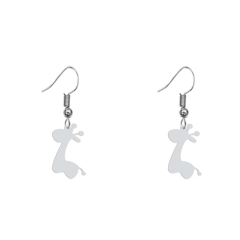 گوشواره زنانه هایکا طرح زرافه مدل ha-433