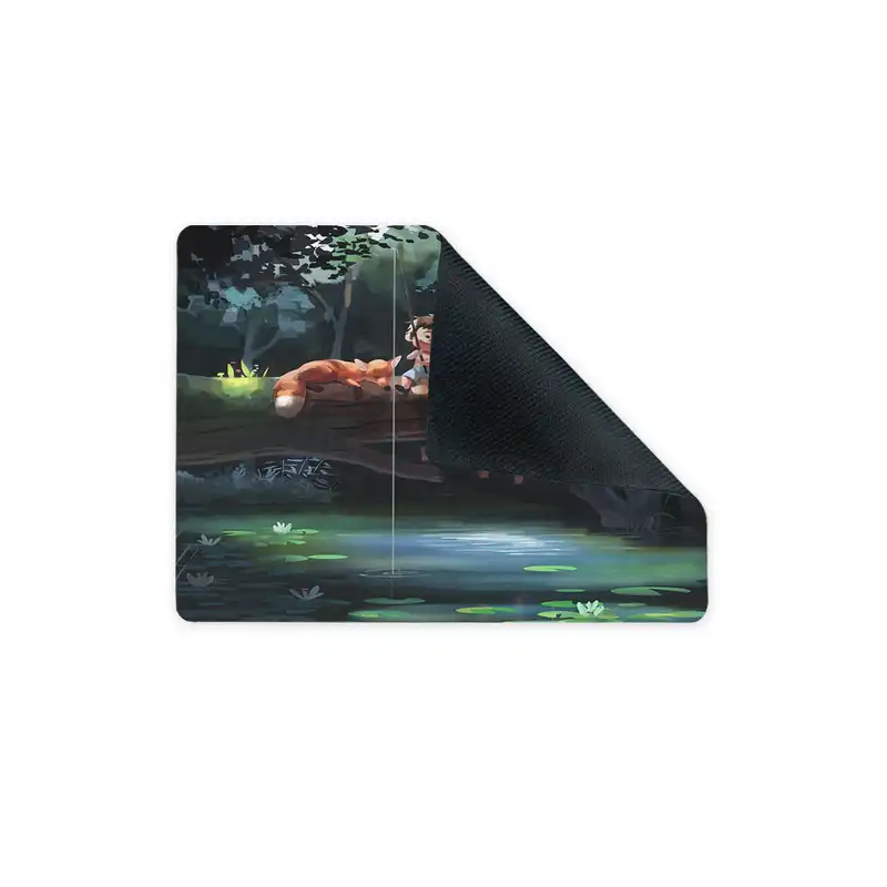 ماوس پد ترمه طراحان ایده مدل روباه و برکه کد rai001