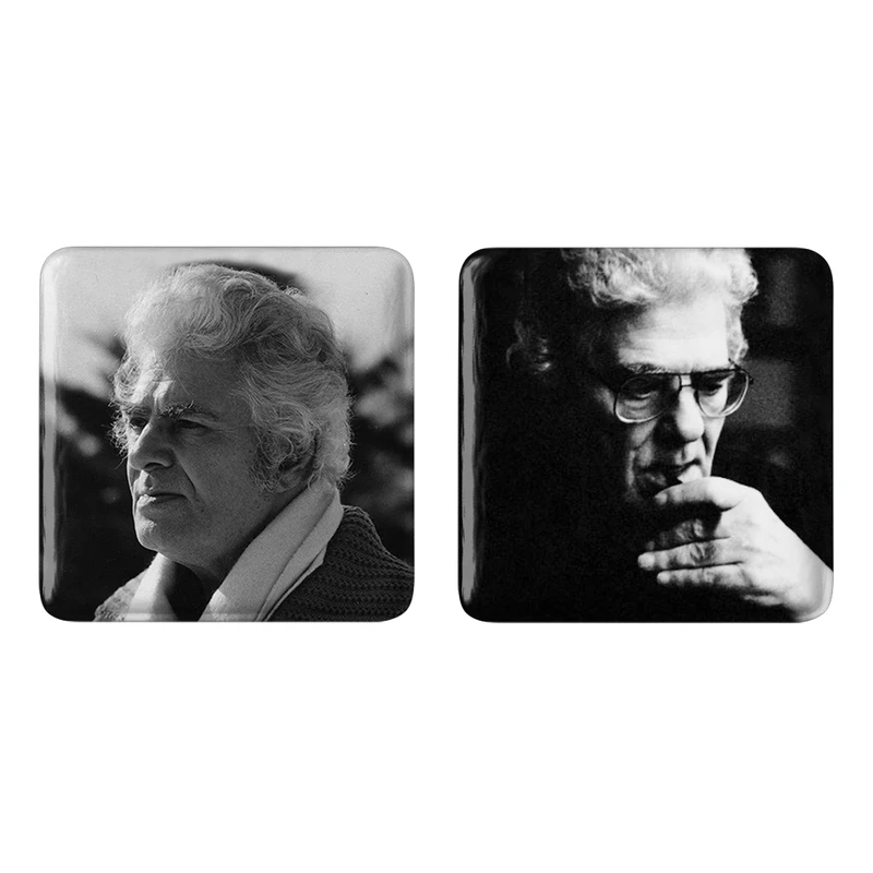 مگنت خندالو مدل احمد شاملو کد 53385340 مجموعه 2 عددی