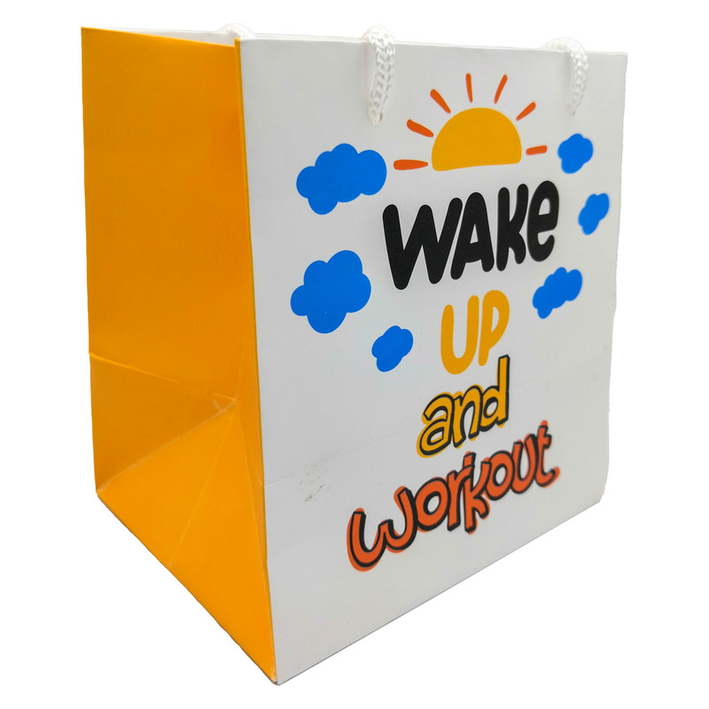 ساک هدیه مدل wake up کد 2102 بسته 12 عددی