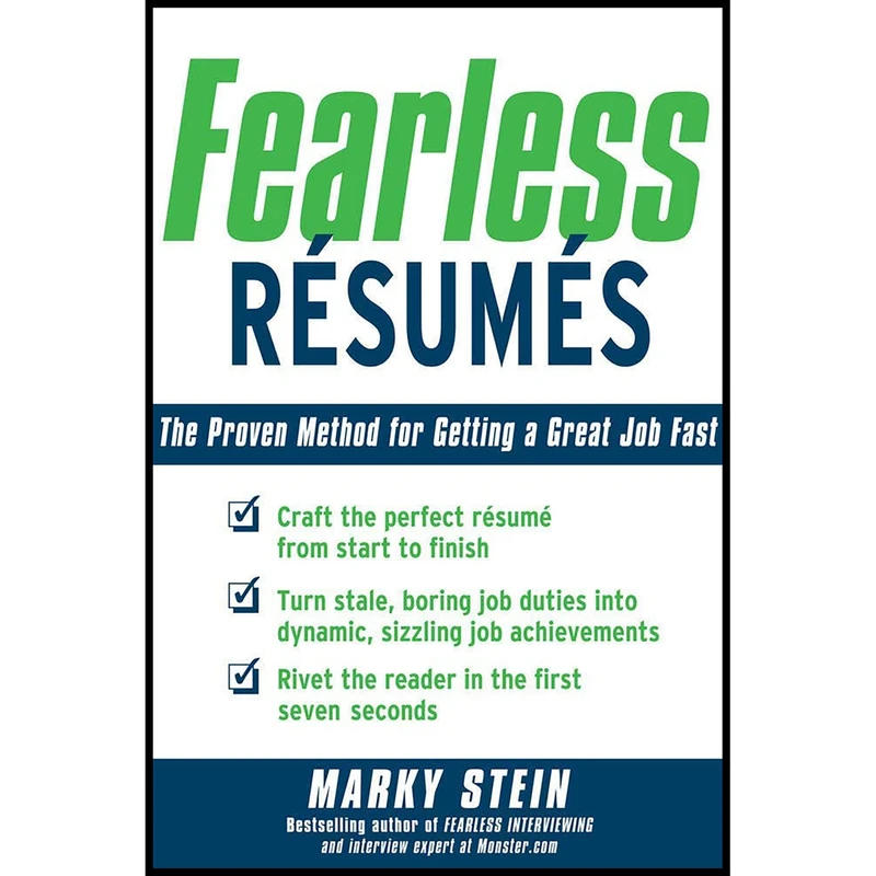 کتاب Fearless Resumes اثر Marky Stein انتشارات McGraw Hill