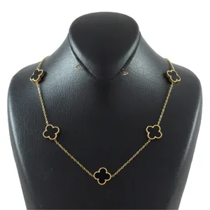 گردنبند زنانه مدل گل کد X205