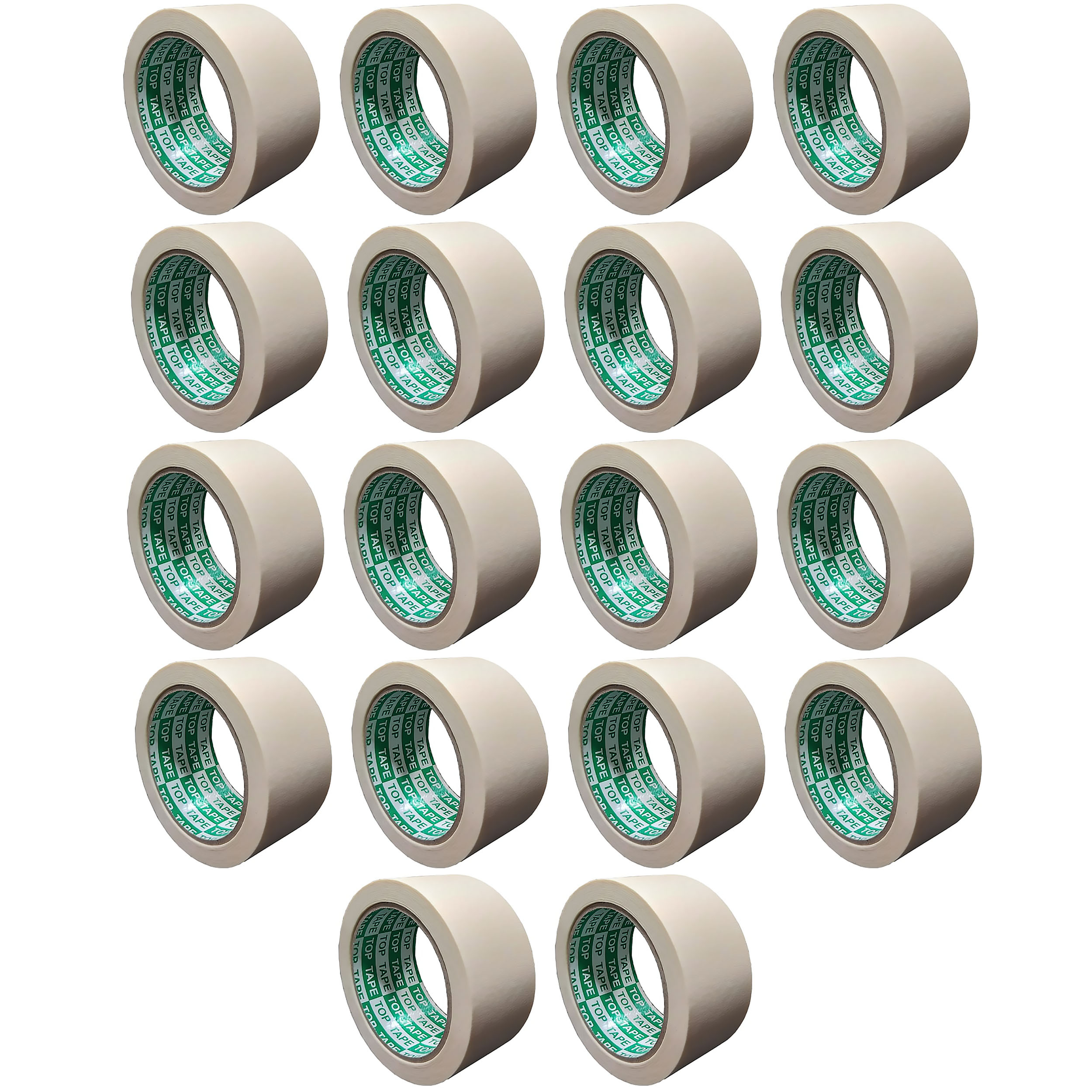 نوار چسب کاغذی تاپ تیپ کد T5 عرض 5 سانتی متر بسته 18 عددی