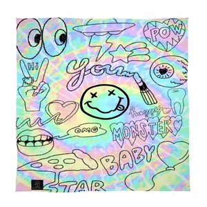 دستمال سر و گردن 27 مدل استیکر هولوگرامی کد H32