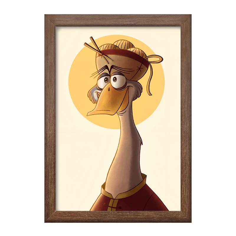 تابلو خندالو طرح پاندا کونگ فو کار کد F10351