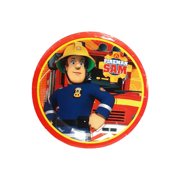 پیش دستی یکبار مصرف مدل سام آتشنشان کد 001 مجموعه  10 عددی