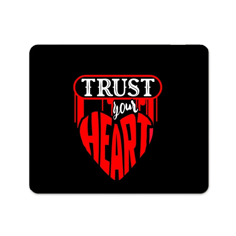 ماوس پد پاد آفرین مدل انگیزشی به قلبت اعتماد کن کد P770 سایز 19*24 سانتی متر