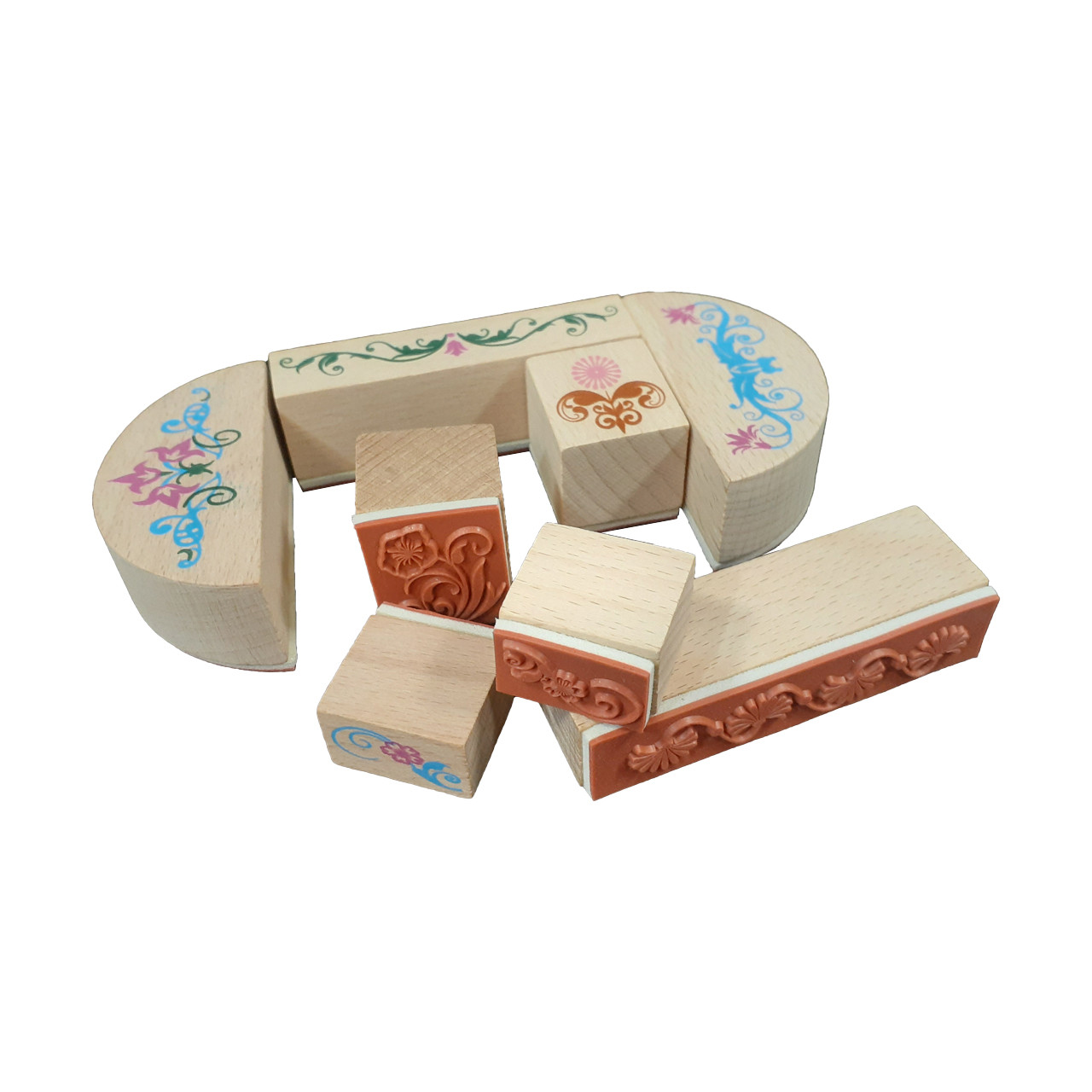 مهر مدل گل کد 47 مجموعه 8 عددی