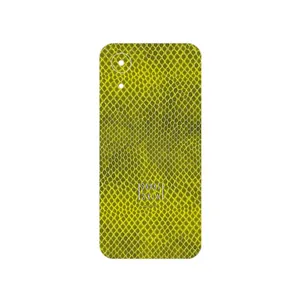 MAHOOT Yellow Snake Skin Cover Sticker for Samsung Galaxy A03 Core