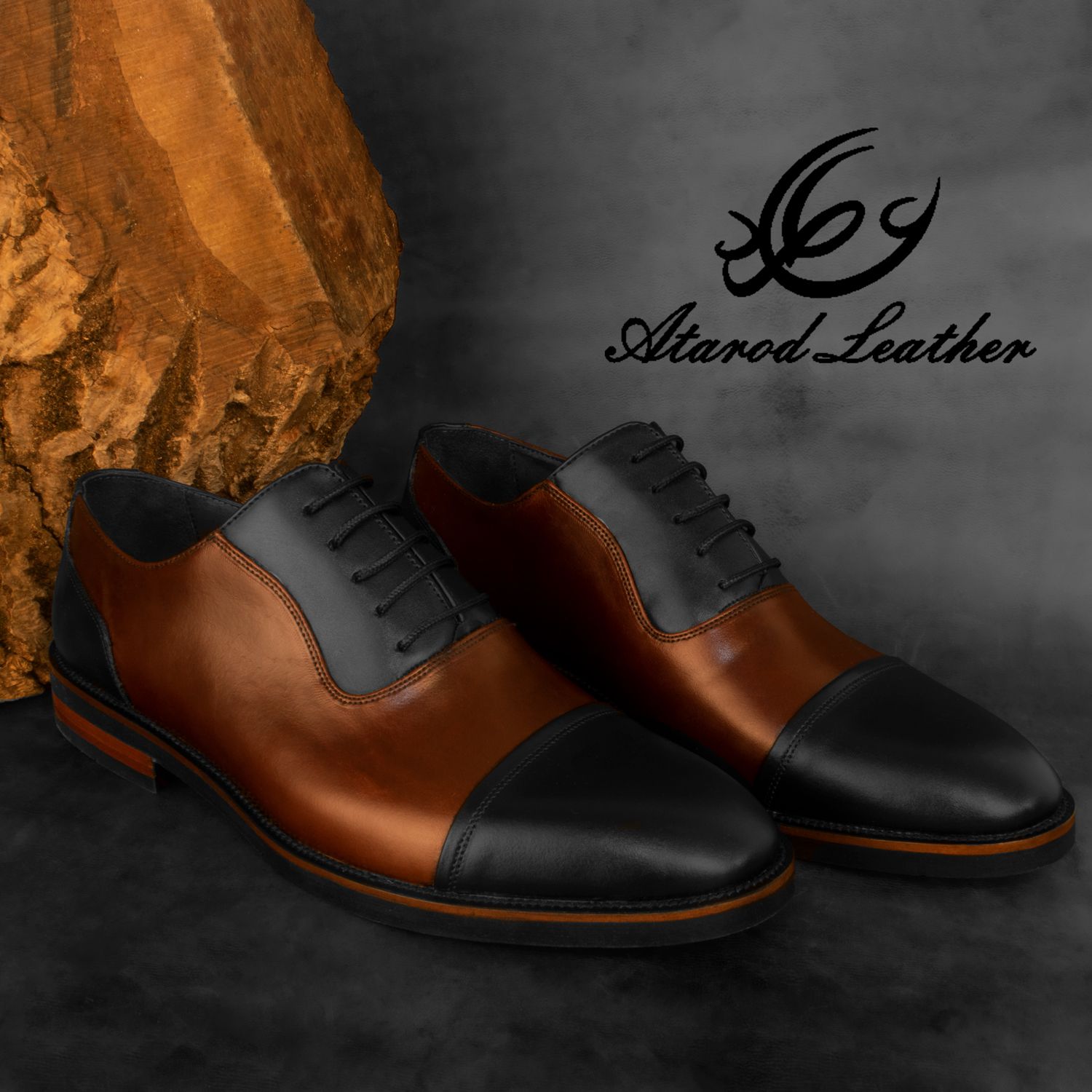 کفش مردانه چرم عطارد مدل چرم طبیعی کد SH19 -  - 13