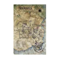پوستر مسترگرین مدل هری پاتر طرح نقشه هاگوارتز