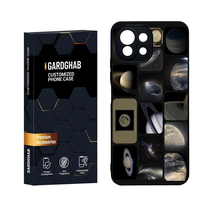 کاور گارد قاب مدل دورژله ای کهکشان مناسب برای گوشی موبایل شیائومی Mi 11 Lite 4G / 5G