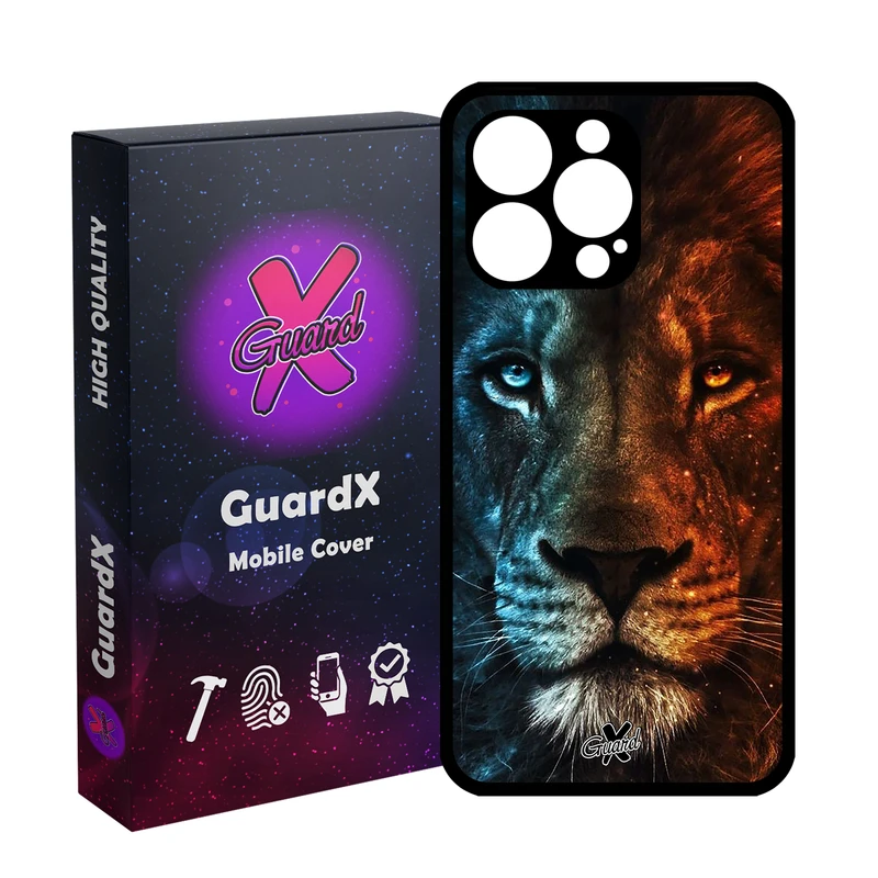 کاور گارد ایکس طرح شیر مدل Glass10634 مناسب برای گوشی موبایل اپل iPhone 13 Pro