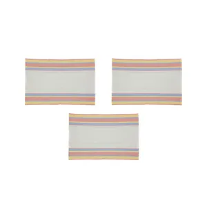 دستمال آشپزخانه برق لامع طرح مستطیل 37 مجموعه 3 عددی