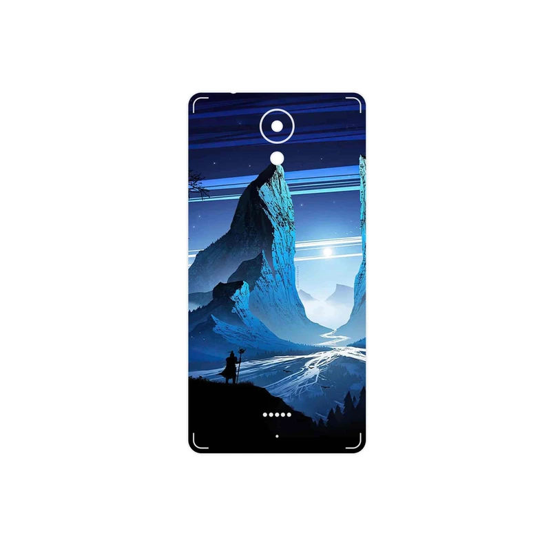 برچسب پوششی ماهوت مدل Blue Mountains Digital Art مناسب برای گوشی موبایل اسمارت Art Lite