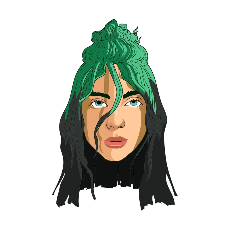 استیکر لپ تاپ طرح بیلی آیلیش کد 2276