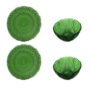 ست ظروف پذیرایی مدل نچرال رویال مجموعه 4 عددی