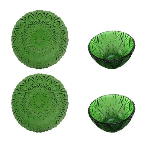 ست ظروف پذیرایی مدل نچرال رویال مجموعه 4 عددی