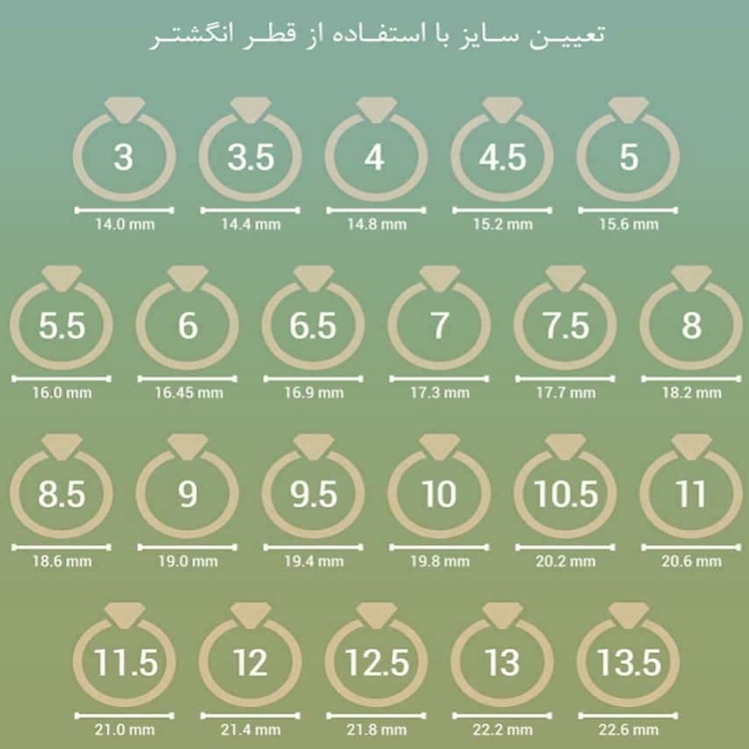 انگشتر طلا 18 عیار زنانه مدل زنجیری D0039 -  - 5