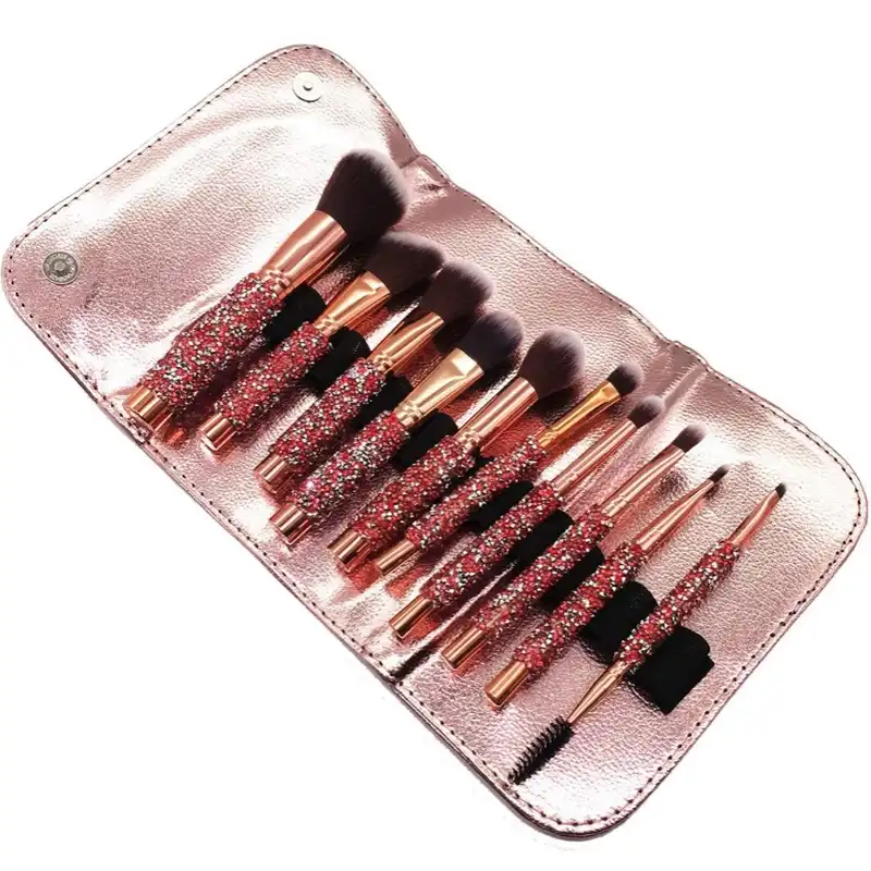 ست برس آرایشی مدل jewel01 بسته ۱۰ عددی