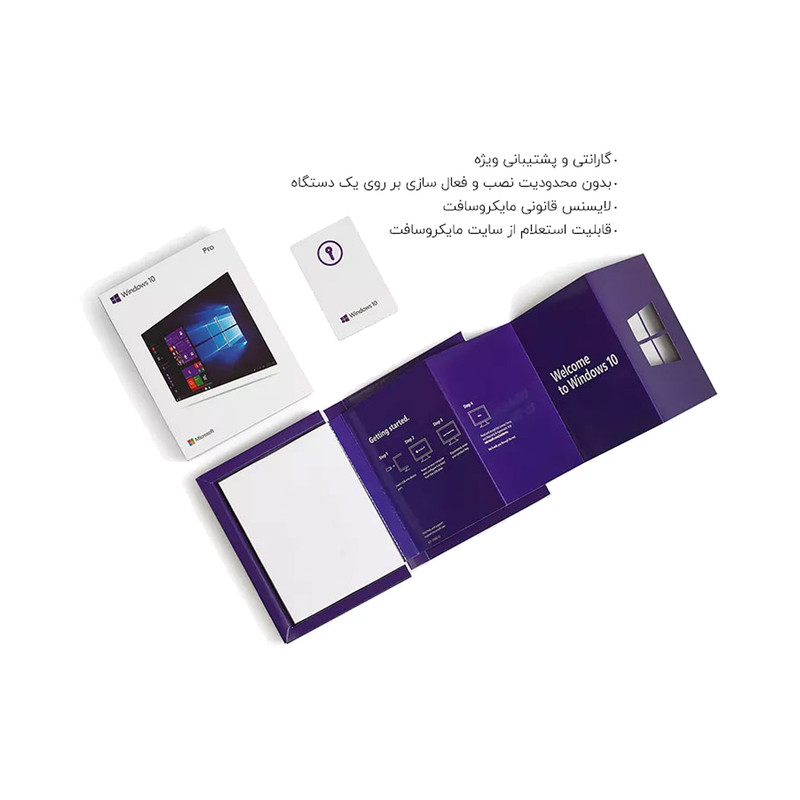 سیستم عامل Windows 10 PRO نشر جی بی تیم