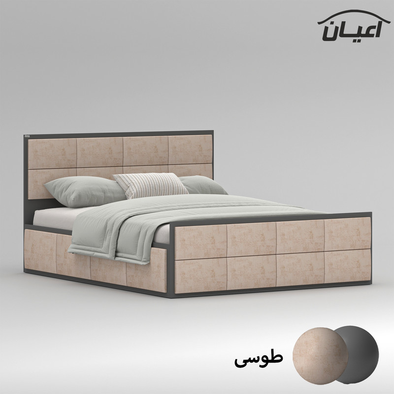تخت خواب دونفره اعیان مدل FH840 سایز 160x200 سانتی متر