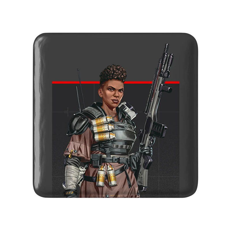 مگنت خندالو طرح Bangalore لجند های ایکس لجند  مدل مربعی کد 30461