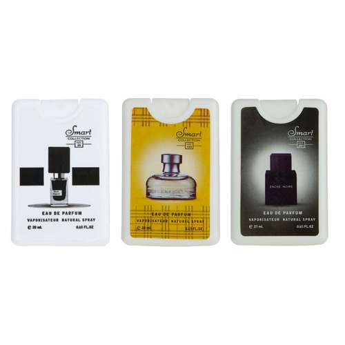 عطر جیبی مردانه اسمارت کالکشن مدل بلک افغان ویکند لالیک حجم 20 میلی لیتر بسته 3 عددی