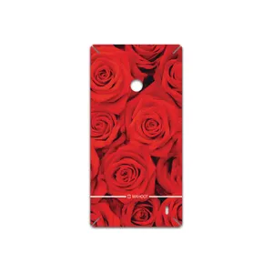 MAHOOT Red-Flower Cover Sticker for Nokia Lumia 520