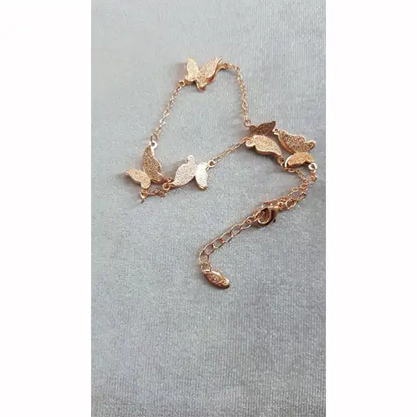 پابند زنانه وای اس ایکس مدل طرح پروانه کد 124526