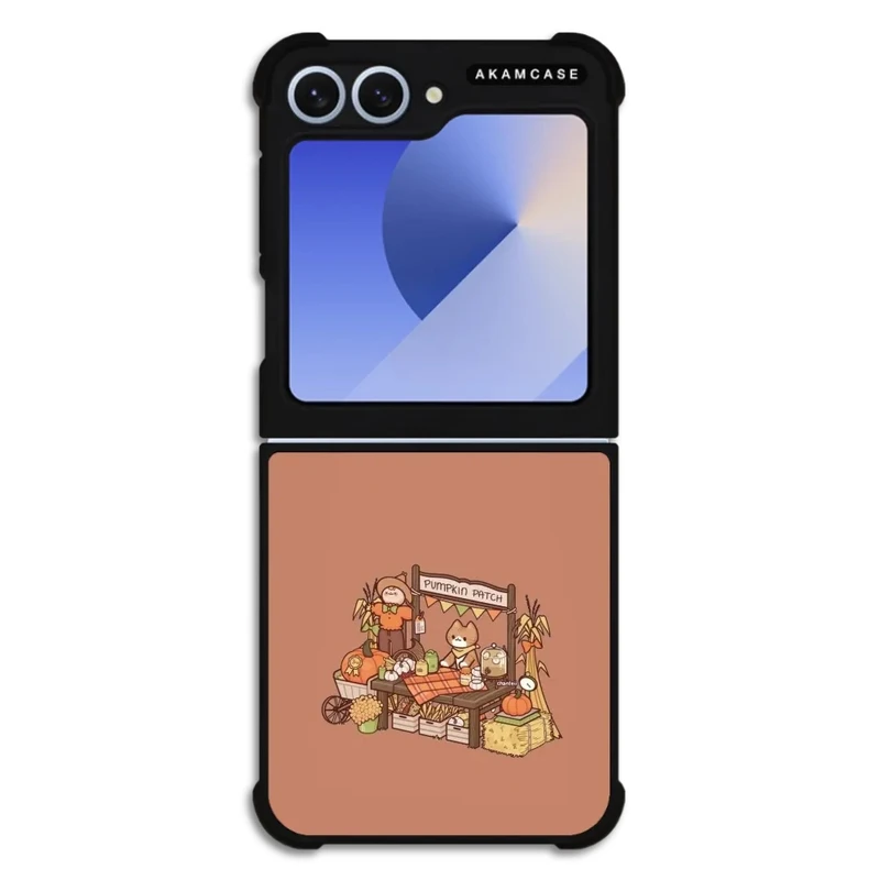 کاور آکام مدل AMC-WSGZFLIP6-PUMPKIN-3 مناسب برای گوشی موبایل سامسونگ Galaxy Z Flip 6