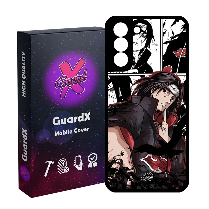 کاور گارد ایکس طرح Itachi Anime مدل Glass10550 مناسب برای گوشی موبایل سامسونگ Galaxy S21 FE