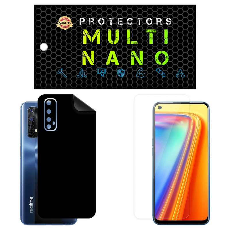 محافظ صفحه نمایش مولتی نانو مدل X-SFM مناسب برای گوشی موبایل ریلمی 7 Asia به همراه برچسب پوششی