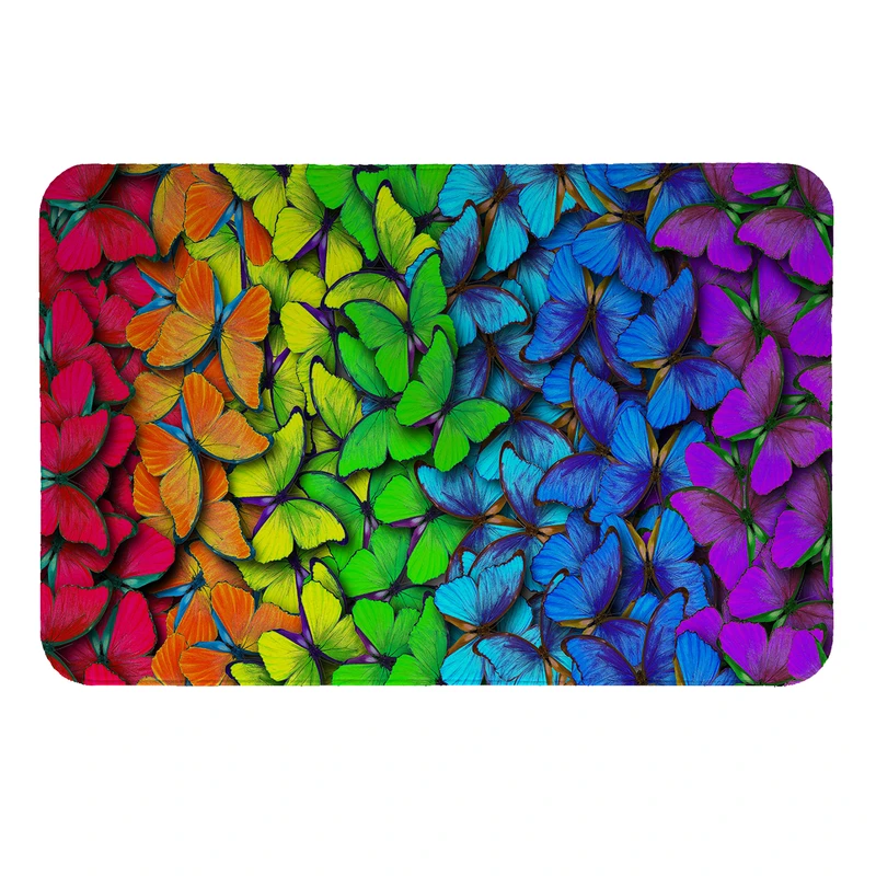 پادری طرح پروانه کد 6187 سایز 110 × 80 سانتی متر