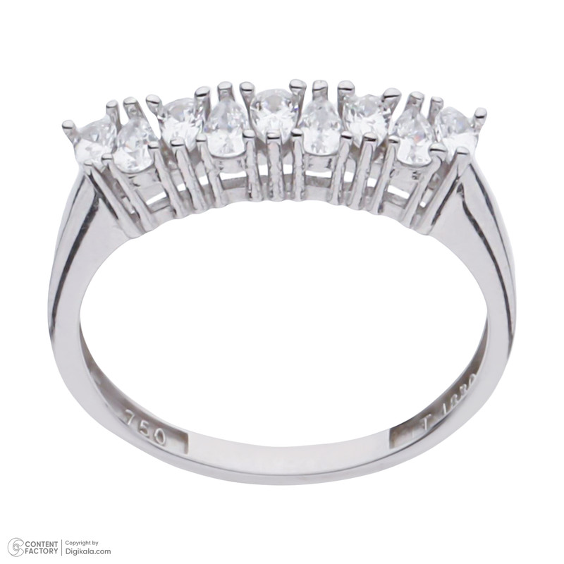 ست حلقه و پشت حلقه طلا 18 عیار زنانه مایا ماهک مدل MR1143