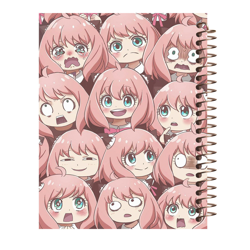 دفتر مشق 80 برگ طرح انیمه مدل انیا کد J315