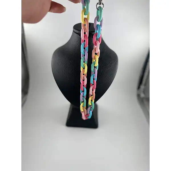 گردنبند زنانه مدل پاستیلی خاص کد 62991