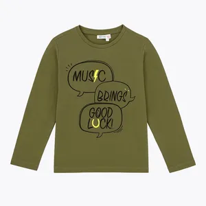 تی‌شرت آستین بلند بچگانه او وی اس مدل music