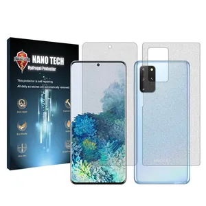 Nano tech matte screen protector suitable for Samsung Galaxy S20 Plus mobile phone along with back of the phone
