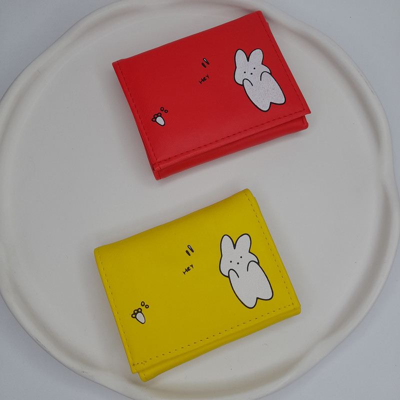 کیف پول زنانه مدل چاپ خرگوش کد 011