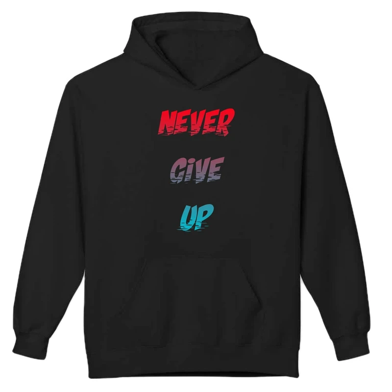 هودی مردانه پاد آفرین مدل اسپرت طرح never give up کد 0319